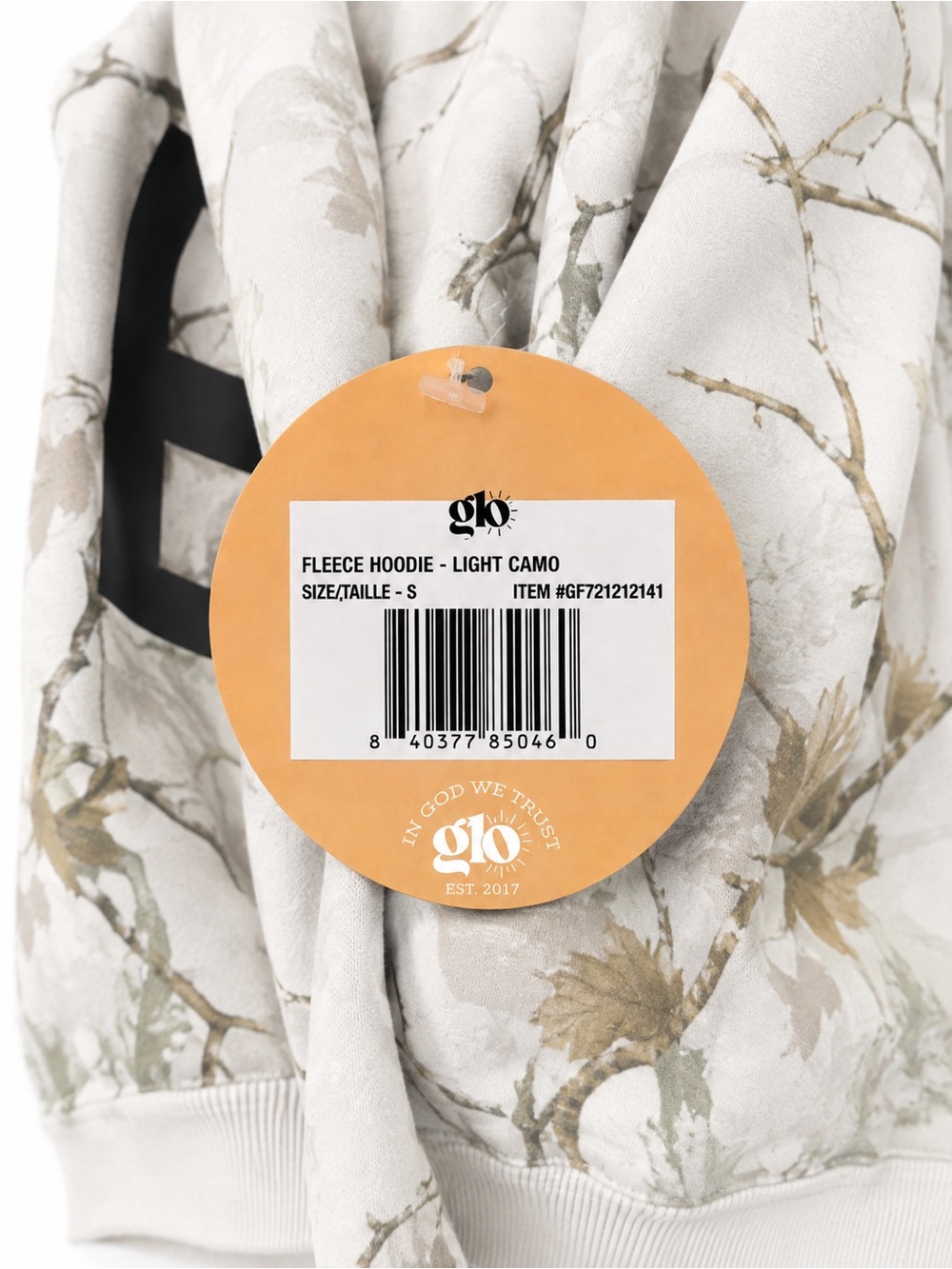 “Redeemed” Galatians 3:13 Camo Hoodie – Size Small - Picture 5 of 5